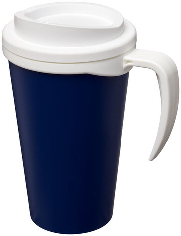 Americano® Grande 350 ml Isolierbecher, blau, weiss bedrucken, Art.-Nr. 21000407 Americano® Grande 350 ml Isolierbecher, blau, weiss bedrucken, Art.-Nr. 21000407