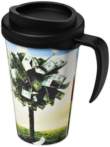 Brite-Ameriano® Grande 350 ml Isolierbecher, schwarz bedrucken, Art.-Nr. 21000612 Brite-Ameriano® Grande 350 ml Isolierbecher, schwarz bedrucken, Art.-Nr. 21000612