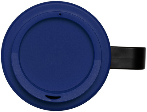 Brite-Ameriano® Grande 350 ml Isolierbecher, schwarz, blau bedrucken, Art.-Nr. 21000614 Brite-Ameriano® Grande 350 ml Isolierbecher, schwarz, blau bedrucken, Art.-Nr. 21000614