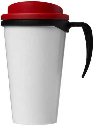 Brite-Ameriano® Grande 350 ml Isolierbecher, schwarz, rot bedrucken, Art.-Nr. 21000615 Brite-Ameriano® Grande 350 ml Isolierbecher, schwarz, rot bedrucken, Art.-Nr. 21000615