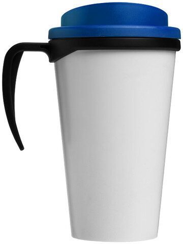 Brite-Ameriano® Grande 350 ml Isolierbecher, schwarz, mittelblau bedrucken, Art.-Nr. 21000619 Brite-Ameriano® Grande 350 ml Isolierbecher, schwarz, mittelblau bedrucken, Art.-Nr. 21000619