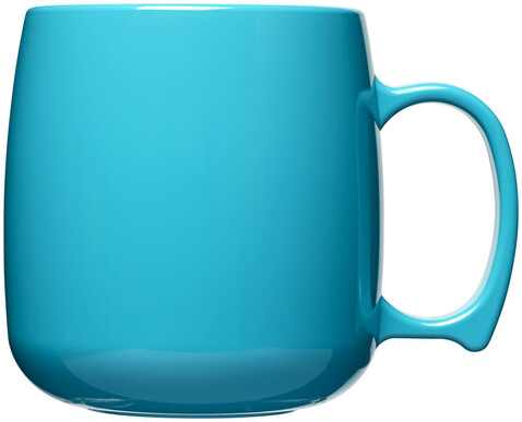 Classic 300 ml Kunststoffbecher, aquablau bedrucken, Art.-Nr. 21001205