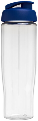 H2O Active® Tempo 700 ml Sportflasche mit Klappdeckel, transparent, blau bedrucken, Art.-Nr. 21004002 H2O Active® Tempo 700 ml Sportflasche mit Klappdeckel, transparent, blau bedrucken, Art.-Nr. 21004002