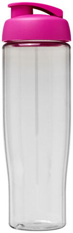 H2O Active® Tempo 700 ml Sportflasche mit Klappdeckel, transparent, rosa bedrucken, Art.-Nr. 21004008 H2O Active® Tempo 700 ml Sportflasche mit Klappdeckel, transparent, rosa bedrucken, Art.-Nr. 21004008