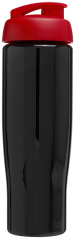 H2O Active® Tempo 700 ml Sportflasche mit Klappdeckel, schwarz, rot bedrucken, Art.-Nr. 21004014 H2O Active® Tempo 700 ml Sportflasche mit Klappdeckel, schwarz, rot bedrucken, Art.-Nr. 21004014
