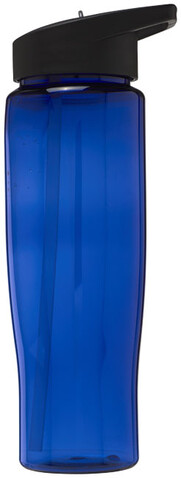H2O Active® Tempo 700 ml Sportflasche mit Ausgussdeckel, blau, schwarz bedrucken, Art.-Nr. 21004403 H2O Active® Tempo 700 ml Sportflasche mit Ausgussdeckel, blau, schwarz bedrucken, Art.-Nr. 21004403