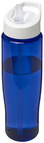 H2O Active® Tempo 700 ml Sportflasche mit Ausgussdeckel, blau, weiss bedrucken, Art.-Nr. 21004411 H2O Active® Tempo 700 ml Sportflasche mit Ausgussdeckel, blau, weiss bedrucken, Art.-Nr. 21004411