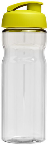 H2O Active® Base 650 ml Sportflasche mit Klappdeckel, transparent, limone bedrucken, Art.-Nr. 21004504