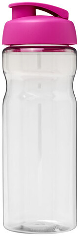 H2O Active® Base 650 ml Sportflasche mit Klappdeckel, transparent, rosa bedrucken, Art.-Nr. 21004508 H2O Active® Base 650 ml Sportflasche mit Klappdeckel, transparent, rosa bedrucken, Art.-Nr. 21004508