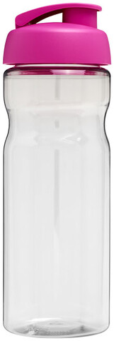 H2O Active® Base 650 ml Sportflasche mit Klappdeckel, transparent, rosa bedrucken, Art.-Nr. 21004508 H2O Active® Base 650 ml Sportflasche mit Klappdeckel, transparent, rosa bedrucken, Art.-Nr. 21004508