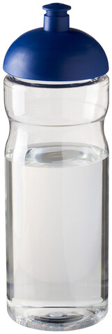 H2O Active® Base 650 ml Sportflasche mit Stülpdeckel, transparent, blau bedrucken, Art.-Nr. 21004702
