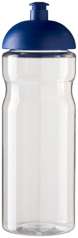 H2O Active® Base 650 ml Sportflasche mit Stülpdeckel, transparent, blau bedrucken, Art.-Nr. 21004702