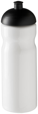 H2O Active® Base 650 ml Sportflasche mit Stülpdeckel, weiss, schwarz bedrucken, Art.-Nr. 21004715 H2O Active® Base 650 ml Sportflasche mit Stülpdeckel, weiss, schwarz bedrucken, Art.-Nr. 21004715