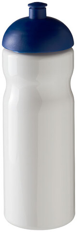H2O Active® Base 650 ml Sportflasche mit Stülpdeckel, weiss, blau bedrucken, Art.-Nr. 21004717