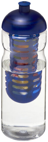 H2O Active® Base 650 ml Sportflasche mit Stülpdeckel und Infusor, transparent, blau bedrucken, Art.-Nr. 21004801 H2O Active® Base 650 ml Sportflasche mit Stülpdeckel und Infusor, transparent, blau bedrucken, Art.-Nr. 21004801
