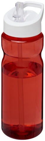 H2O Active® Base 650 ml Sportflasche mit Ausgussdeckel, rot, weiss bedrucken, Art.-Nr. 21004912 H2O Active® Base 650 ml Sportflasche mit Ausgussdeckel, rot, weiss bedrucken, Art.-Nr. 21004912