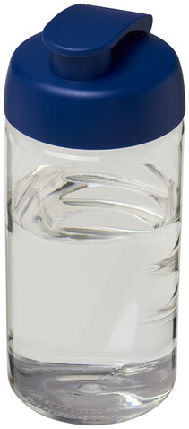 H2O Active® Bop 500 ml Sportflasche mit Klappdeckel, transparent, blau bedrucken, Art.-Nr. 21005002 H2O Active® Bop 500 ml Sportflasche mit Klappdeckel, transparent, blau bedrucken, Art.-Nr. 21005002
