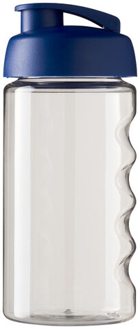 H2O Active® Bop 500 ml Sportflasche mit Klappdeckel, transparent, blau bedrucken, Art.-Nr. 21005002 H2O Active® Bop 500 ml Sportflasche mit Klappdeckel, transparent, blau bedrucken, Art.-Nr. 21005002