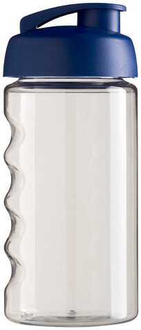 H2O Active® Bop 500 ml Sportflasche mit Klappdeckel, transparent, blau bedrucken, Art.-Nr. 21005002 H2O Active® Bop 500 ml Sportflasche mit Klappdeckel, transparent, blau bedrucken, Art.-Nr. 21005002
