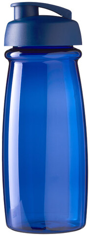 H2O Active® Pulse 600 ml Sportflasche mit Klappdeckel, blau bedrucken, Art.-Nr. 21005411