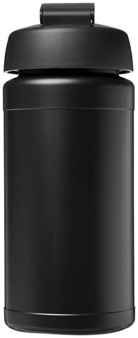 Baseline® Plus 500 ml Sportflasche mit Klappdeckel, schwarz bedrucken, Art.-Nr. 21006811 Baseline® Plus 500 ml Sportflasche mit Klappdeckel, schwarz bedrucken, Art.-Nr. 21006811