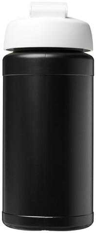 Baseline® Plus 500 ml Sportflasche mit Klappdeckel, schwarz, weiss bedrucken, Art.-Nr. 21006812 Baseline® Plus 500 ml Sportflasche mit Klappdeckel, schwarz, weiss bedrucken, Art.-Nr. 21006812