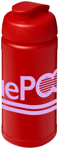 Baseline® Plus 500 ml Sportflasche mit Klappdeckel, rot bedrucken, Art.-Nr. 21006820 Baseline® Plus 500 ml Sportflasche mit Klappdeckel, rot bedrucken, Art.-Nr. 21006820