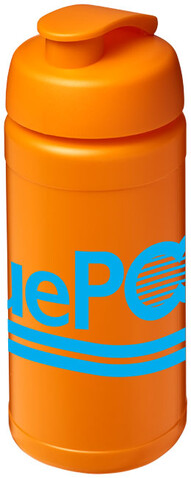 Baseline® Plus 500 ml Sportflasche mit Klappdeckel, orange bedrucken, Art.-Nr. 21006822 Baseline® Plus 500 ml Sportflasche mit Klappdeckel, orange bedrucken, Art.-Nr. 21006822
