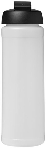 Baseline® Plus 750 ml Flasche mit Klappdeckel, transparent, schwarz bedrucken, Art.-Nr. 21007015 Baseline® Plus 750 ml Flasche mit Klappdeckel, transparent, schwarz bedrucken, Art.-Nr. 21007015