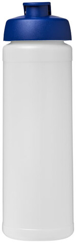 Baseline® Plus 750 ml Flasche mit Klappdeckel, transparent, blau bedrucken, Art.-Nr. 21007017 Baseline® Plus 750 ml Flasche mit Klappdeckel, transparent, blau bedrucken, Art.-Nr. 21007017
