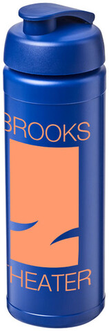 Baseline® Plus 750 ml Flasche mit Klappdeckel, blau bedrucken, Art.-Nr. 21007019 Baseline® Plus 750 ml Flasche mit Klappdeckel, blau bedrucken, Art.-Nr. 21007019