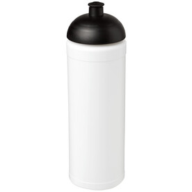Baseline® Plus grip 750 ml Sportflasche mit Stülpdeckel, weiss, schwarz bedrucken, Art.-Nr. 21007500 Baseline® Plus grip 750 ml Sportflasche mit Stülpdeckel, weiss, schwarz bedrucken, Art.-Nr. 21007500