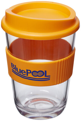 Americano® Cortado 300 ml Becher mit Griff, orange bedrucken, Art.-Nr. 21009008