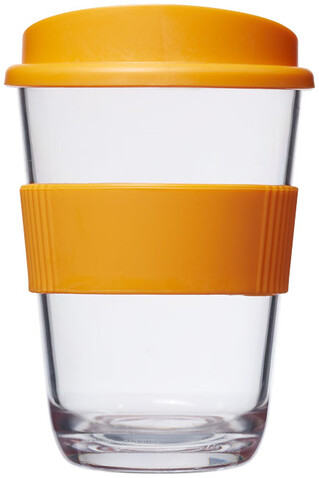 Americano® Cortado 300 ml Becher mit Griff, orange bedrucken, Art.-Nr. 21009008