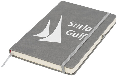 Rivista A5 Notizbuch, grau bedrucken, Art.-Nr. 21021204