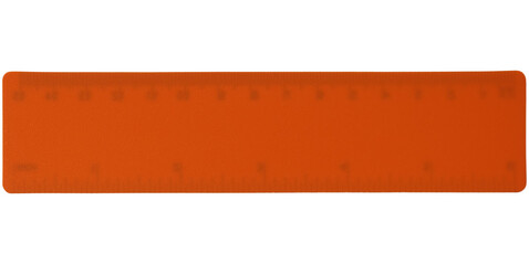 Rothko 15 cm Kunststofflineal, orange bedrucken, Art.-Nr. 21054003