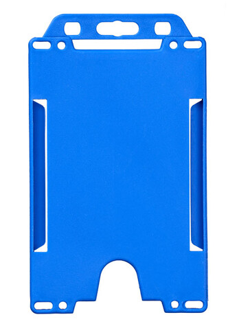 Pierre Ausweishalter aus Kunststoff, blau bedrucken, Art.-Nr. 21060601