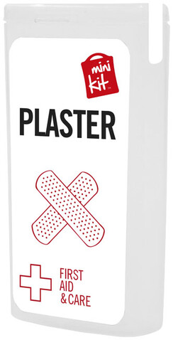 mykit, first aid, kit, plaster, plasters, weiss bedrucken, Art.-Nr. 1Z256101