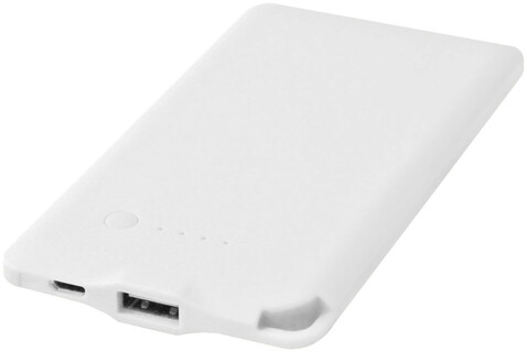 WS119 4000 mAh Powerbank, weiss, 4000mAh bedrucken, Art.-Nr. 1Z70901G