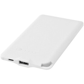 WS119 4000 mAh Powerbank, weiss, 4000mAh bedrucken, Art.-Nr. 1Z70901G