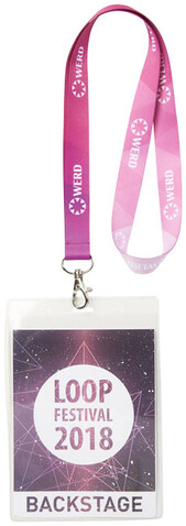 Lana Sublimation Lanyard, weiss, 10mm bedrucken, Art.-Nr. 1PL0010C