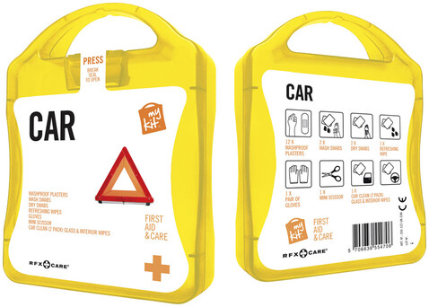 MyKit Auto, gelb bedrucken, Art.-Nr. 1Z250506
