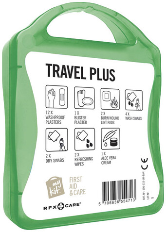 MyKit Reise Plus, grün bedrucken, Art.-Nr. 1Z250803