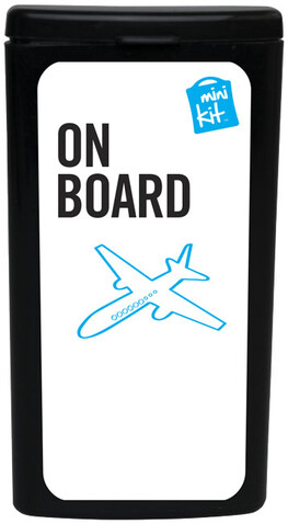 MiniKit Flugzeug, schwarz bedrucken, Art.-Nr. 1Z255607