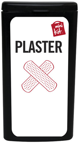 MiniKit Pflaster, schwarz bedrucken, Art.-Nr. 1Z256107