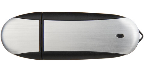 Memo USB-Stick, schwarz, silber, 16GB bedrucken, Art.-Nr. 1Z30583K