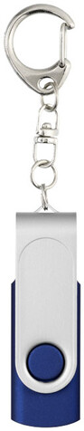 Rotate mit Schlüsselanhänger USB-Stick, blau, 1GB bedrucken, Art.-Nr. 1Z40002D