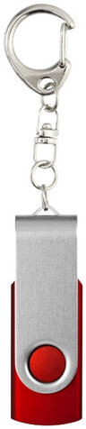 Rotate mit Schlüsselanhänger USB-Stick, rot, 16GB bedrucken, Art.-Nr. 1Z40003K
