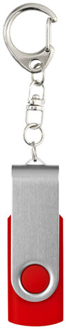Rotate mit Schlüsselanhänger USB-Stick, hellrot, 4GB bedrucken, Art.-Nr. 1Z40004G