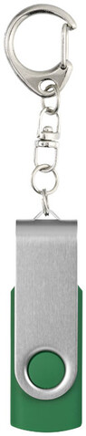 Rotate mit Schlüsselanhänger USB-Stick, grün, 8GB bedrucken, Art.-Nr. 1Z40007H
